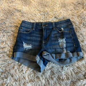 True Craft mid rise denim shorts